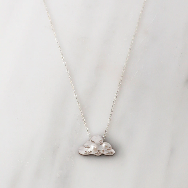 Cloud Necklace In Silver