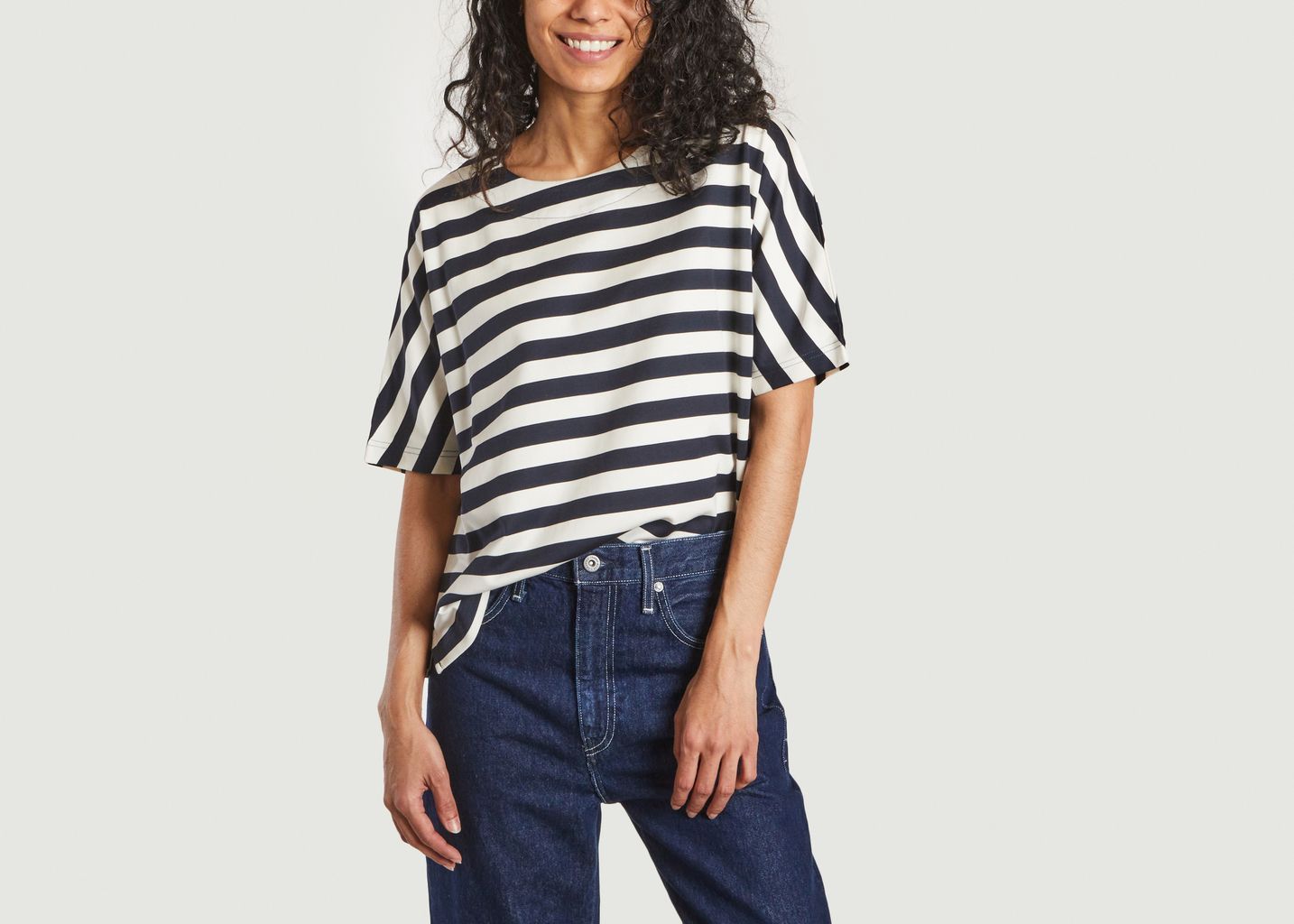 Oversized Striped Tee-shirt