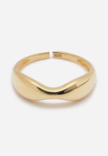 EL PUENTE Hourglass Shaped Ring // Gold