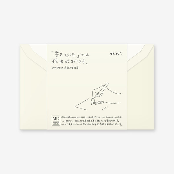 Md Cream Sideways Paper Envelopes