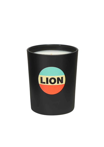 Lion Candle - Black 190g