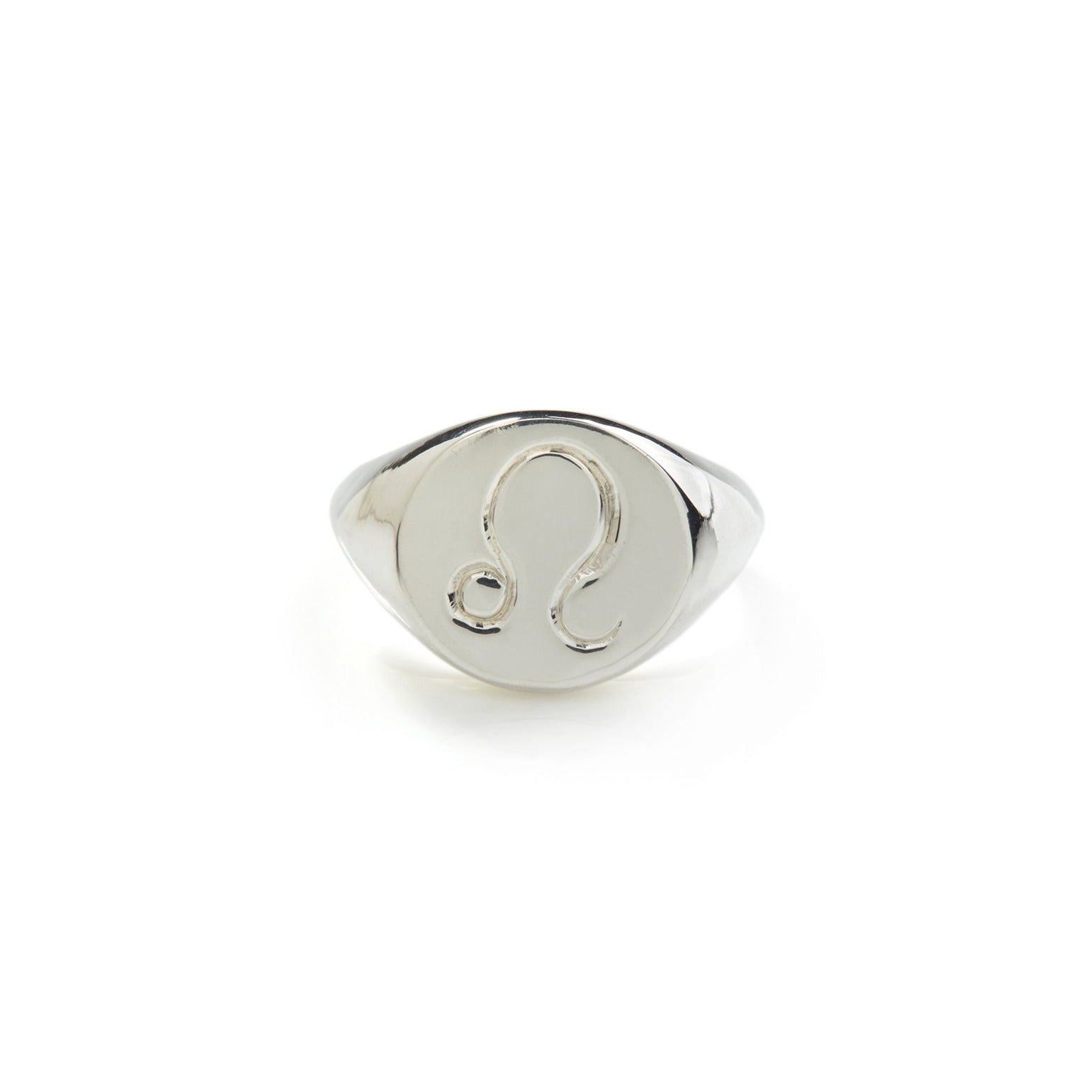 Zodiac Signet - Leo-I / Sterling Silver