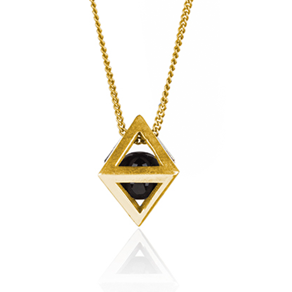 Octa Pendant - Gold Vermeil