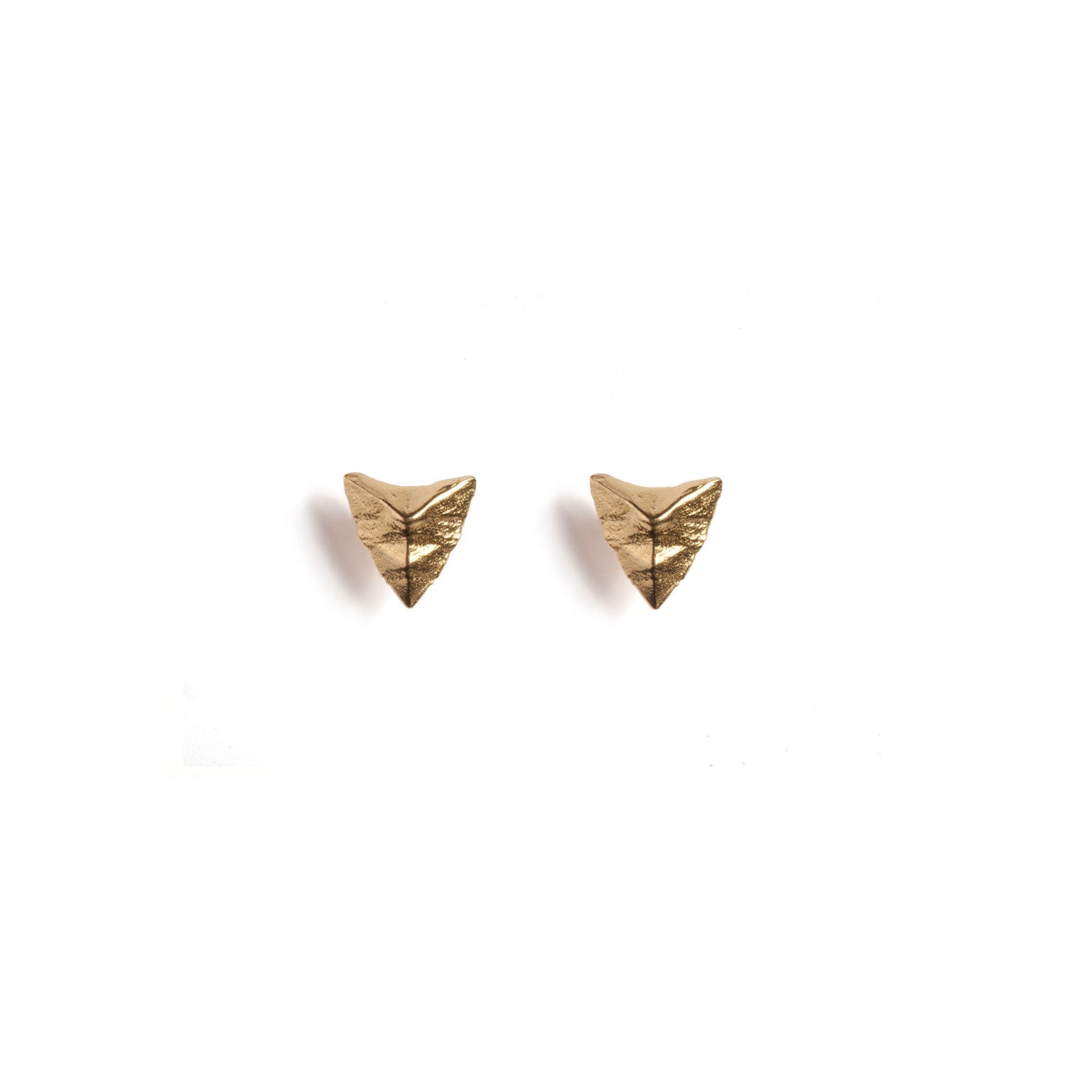 Modern Primitive Mini Studs - Pair / Gold Vermeil