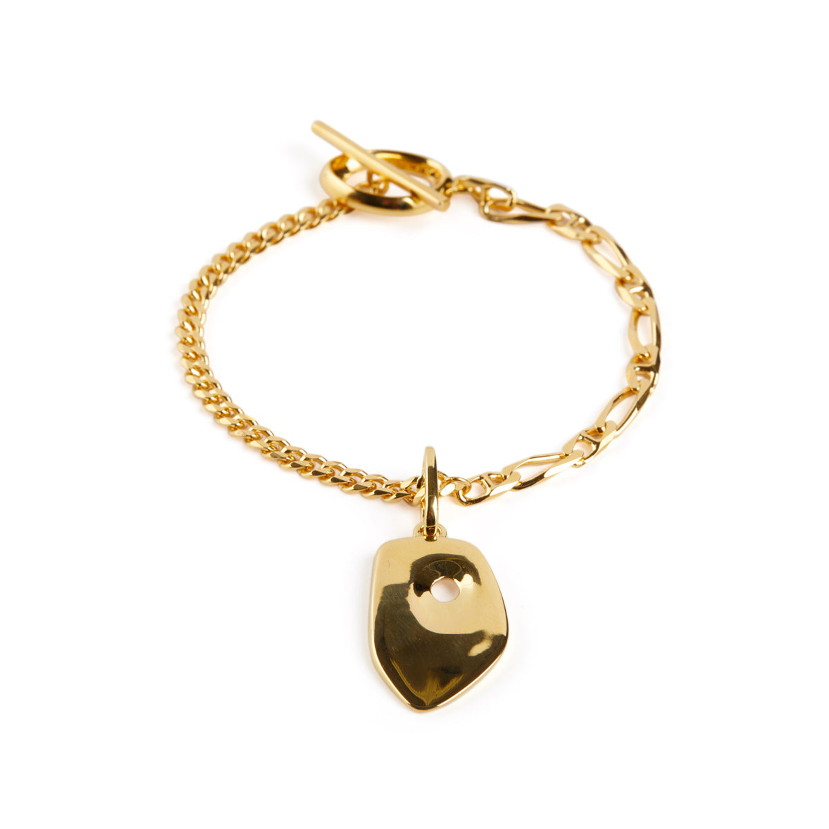 Theia Bracelet Gold - 17cm / without Stones