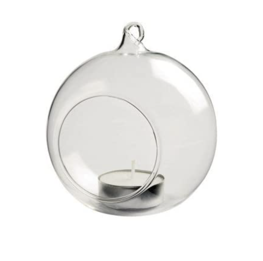 Glass Bauble Tealight Holder - Small