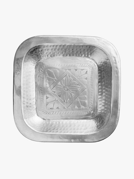 Byliving Citai Square Silver Tray