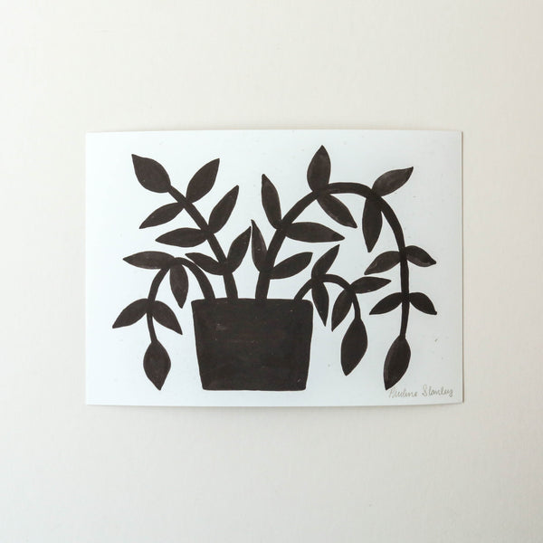 Black Plant - Landscape Print By Pauline Stanley
