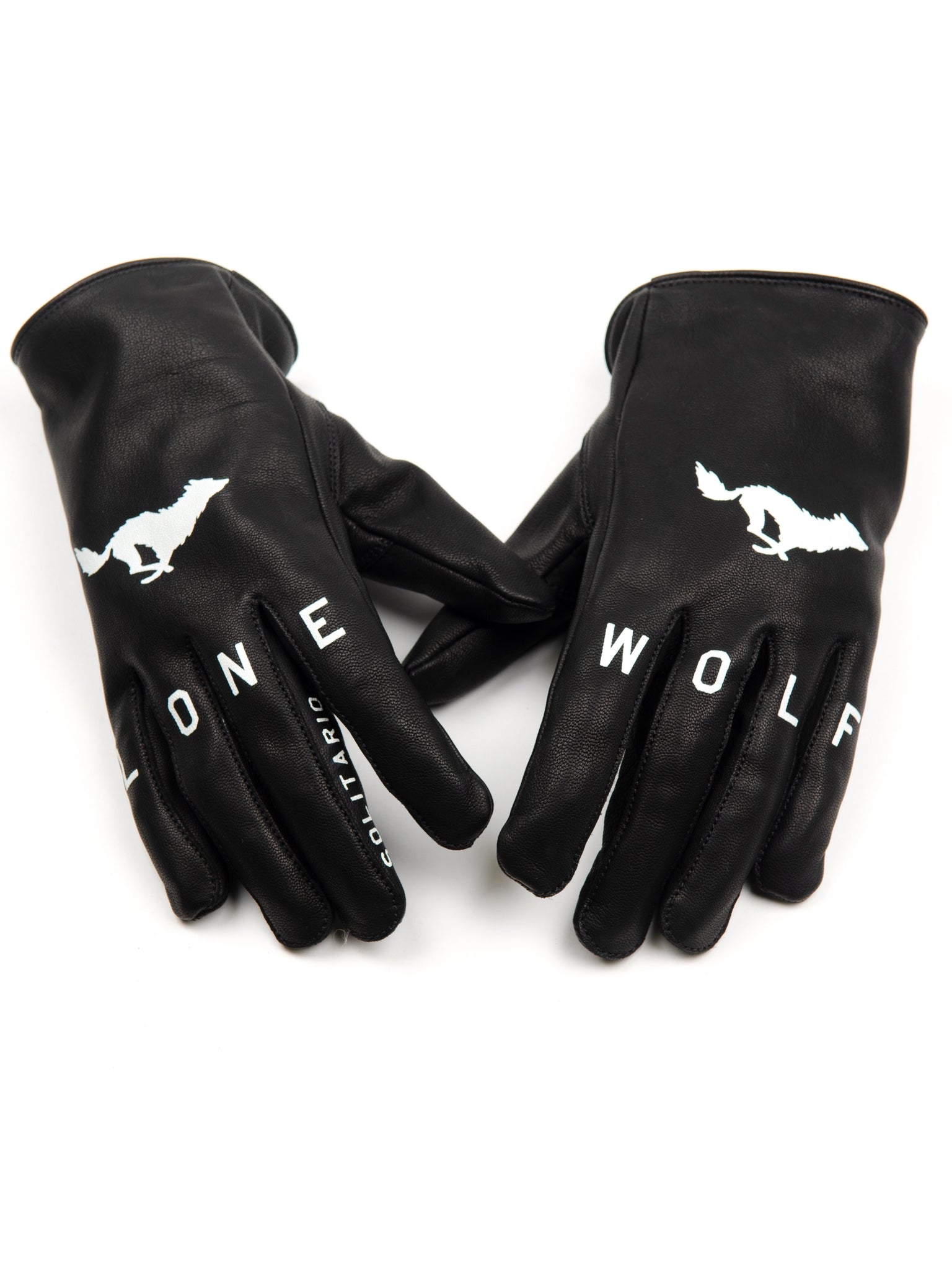 Lone Wolf Goatskin Gloves Black