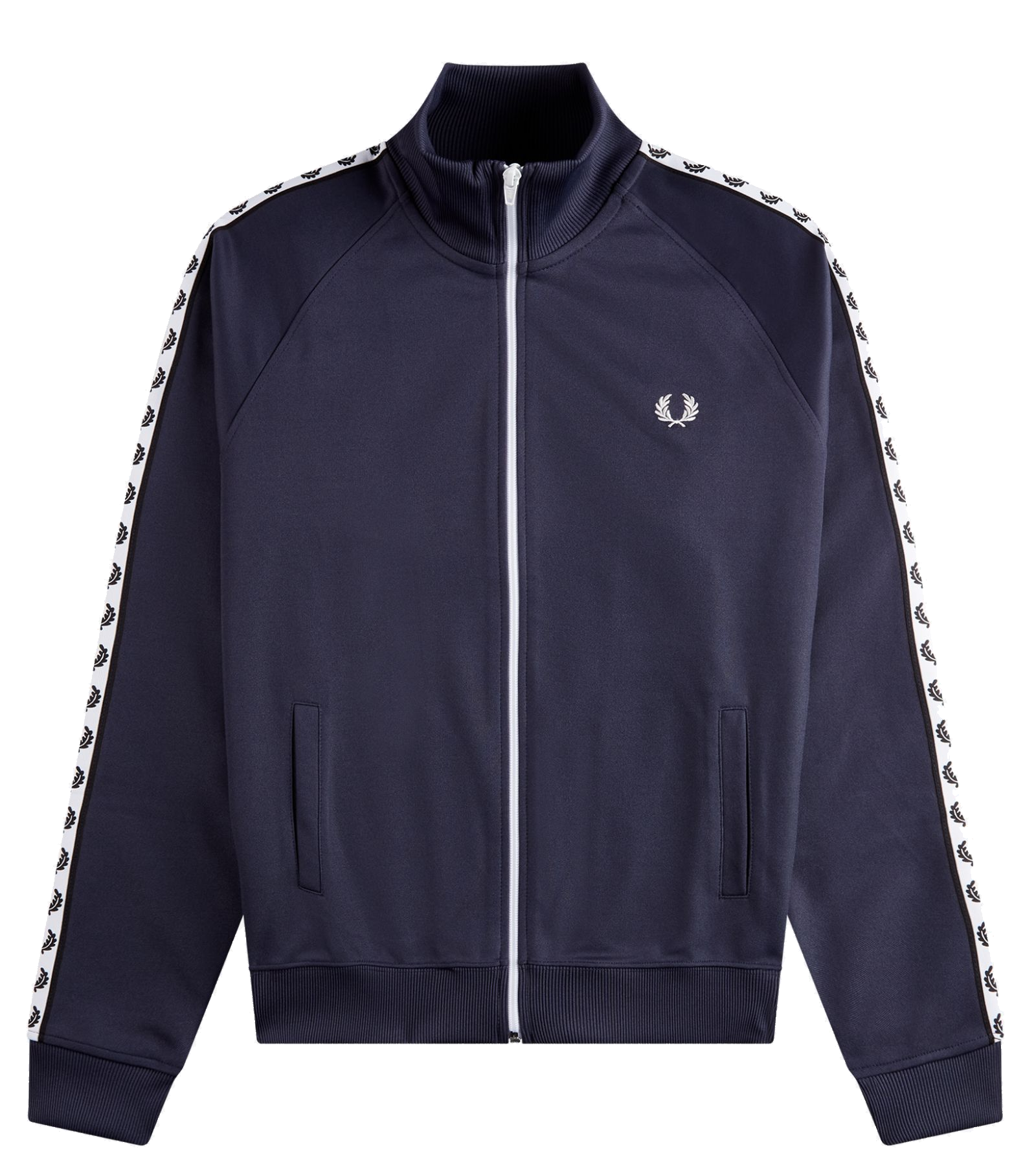 Fred Perry Authentic Taped Track Jacket Dark Graphite