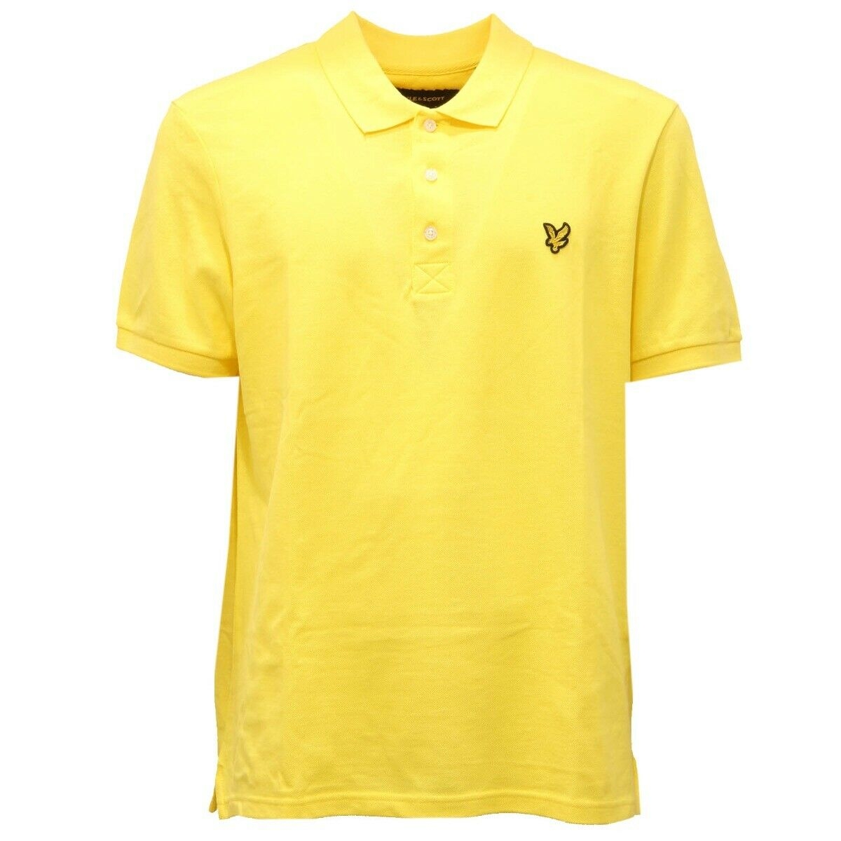 Lyle and Scott Plain Polo Shirt Sunshine Yellow