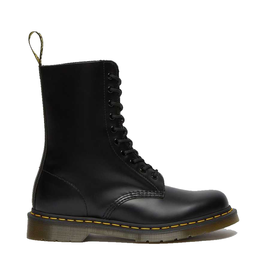 Dr Martens  1490 High Boots Black Smooth