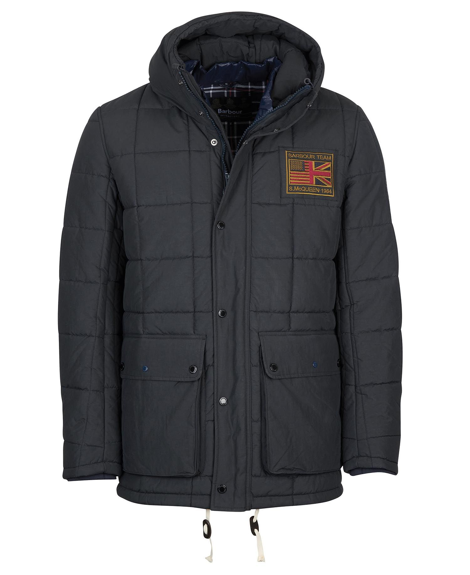 Barbour Terrance Winter Quilt Jacket Navy
