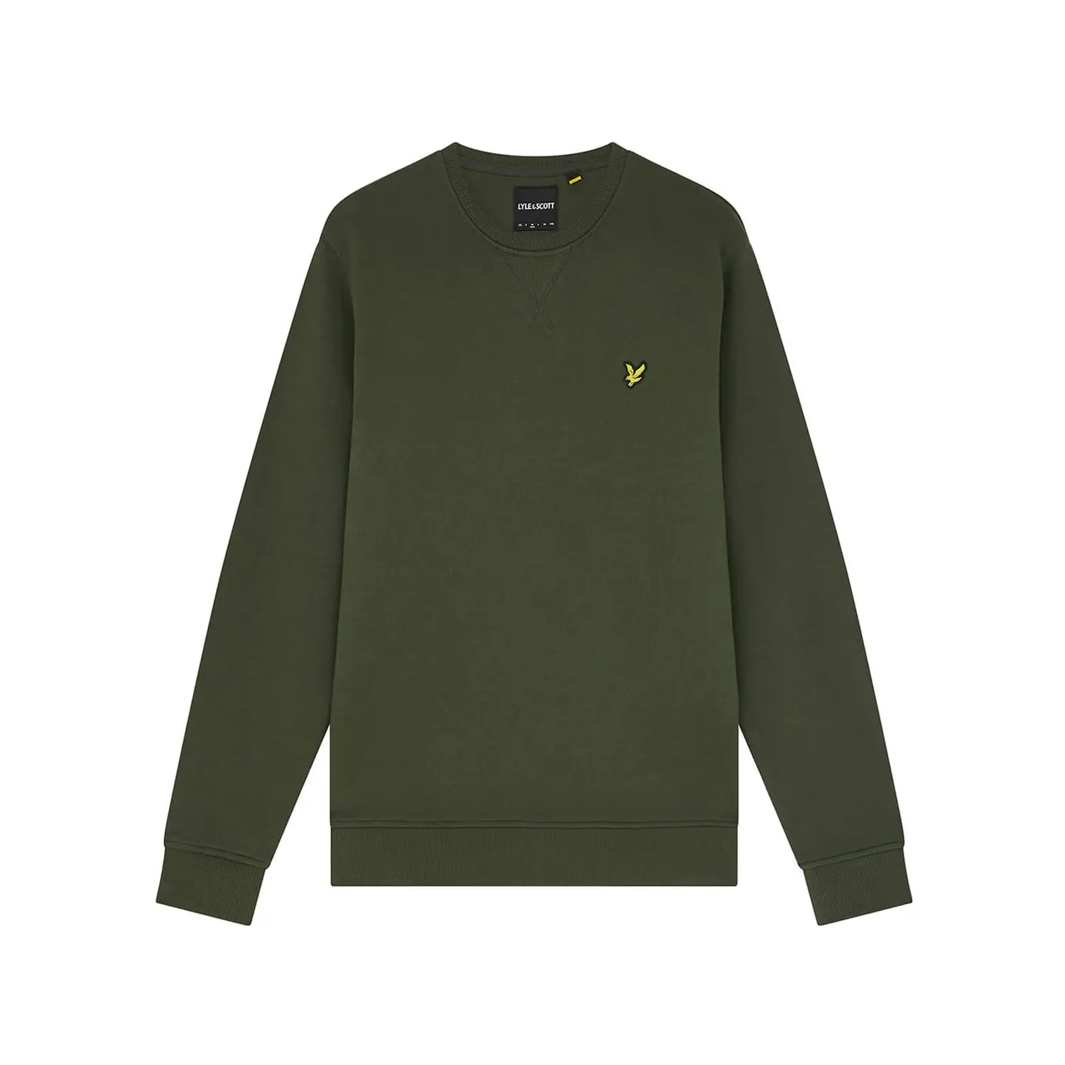 Lyle and Scott Lambswool Blend Jumper Olive