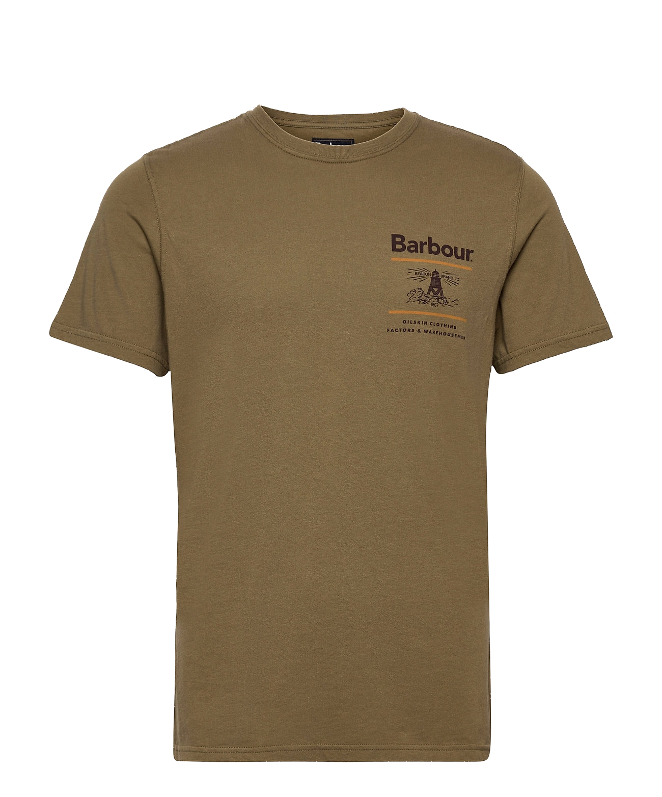 Barbour Reed Tee Mid Olive