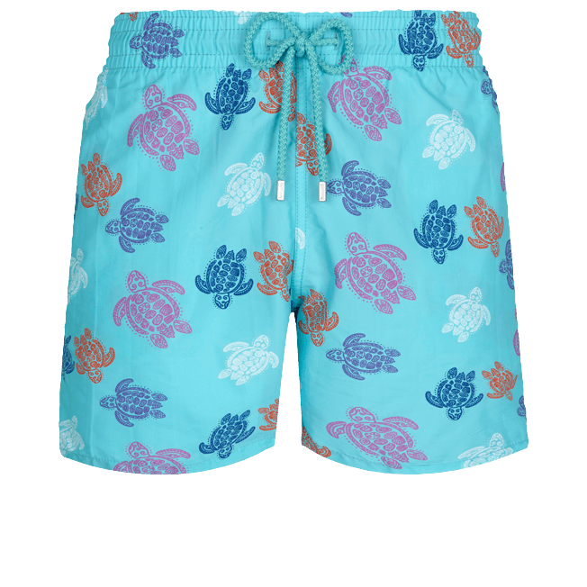 Moorea Swim Short Round Turtles Indies Lazuli Blue