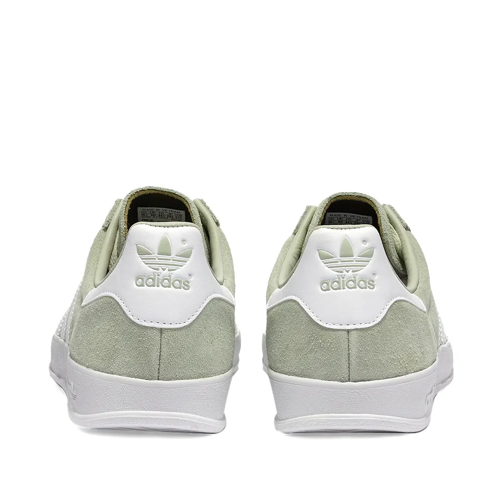 Adidas gazelle pearl discount grey trace green