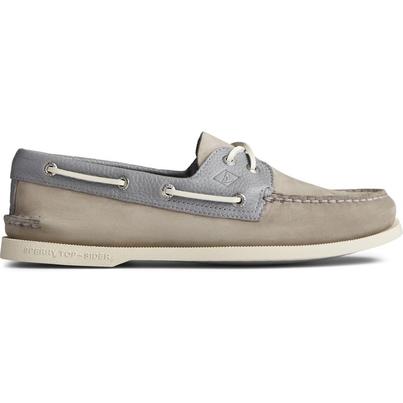 Topsider Authentic Original 2-eye Tumbled & Nubuck Grey