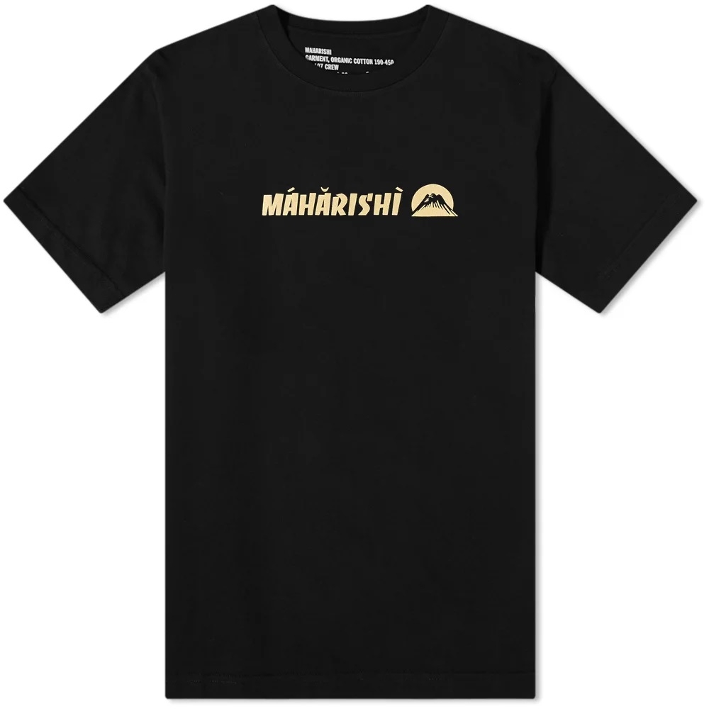 Gold Maha Tailor Tee Black