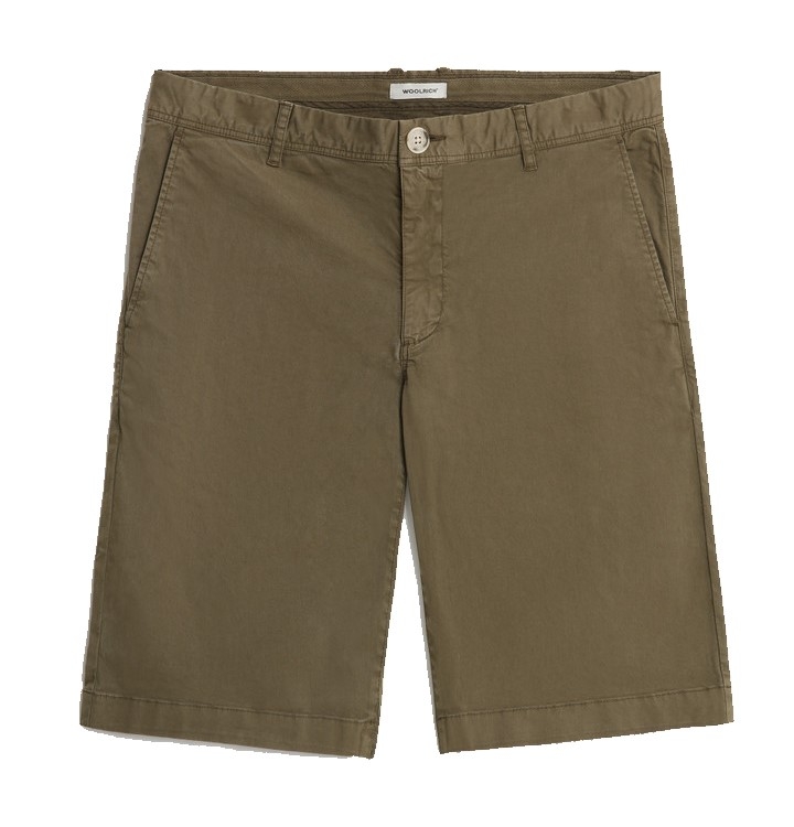 Woolrich Classic Cotton Shorts Army Olive