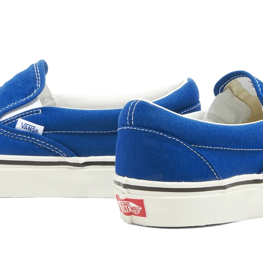 Royal blue shop slip on vans