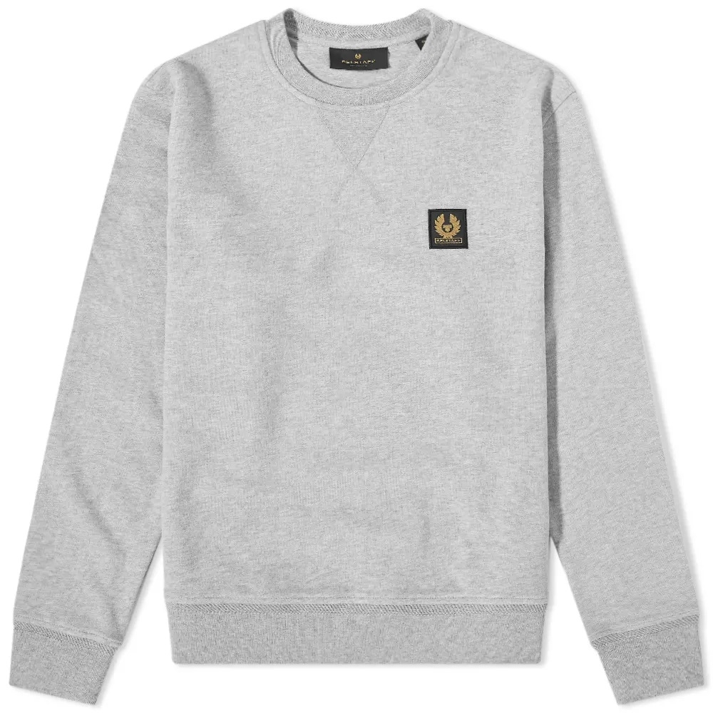 Belstaff Logo Sweatshirt Grey Melange