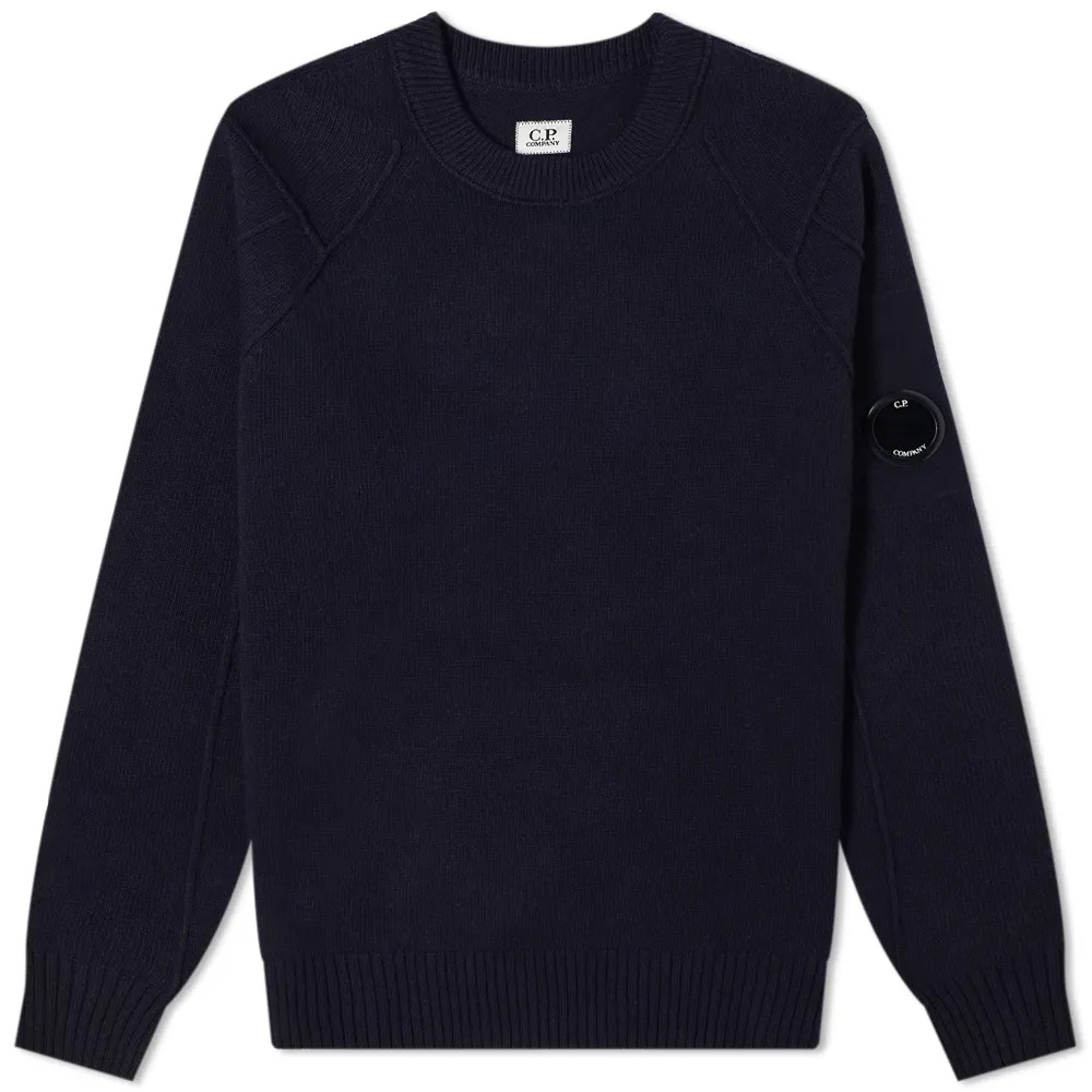 Arm Lens Lambswool Crew Knit Total Eclipse