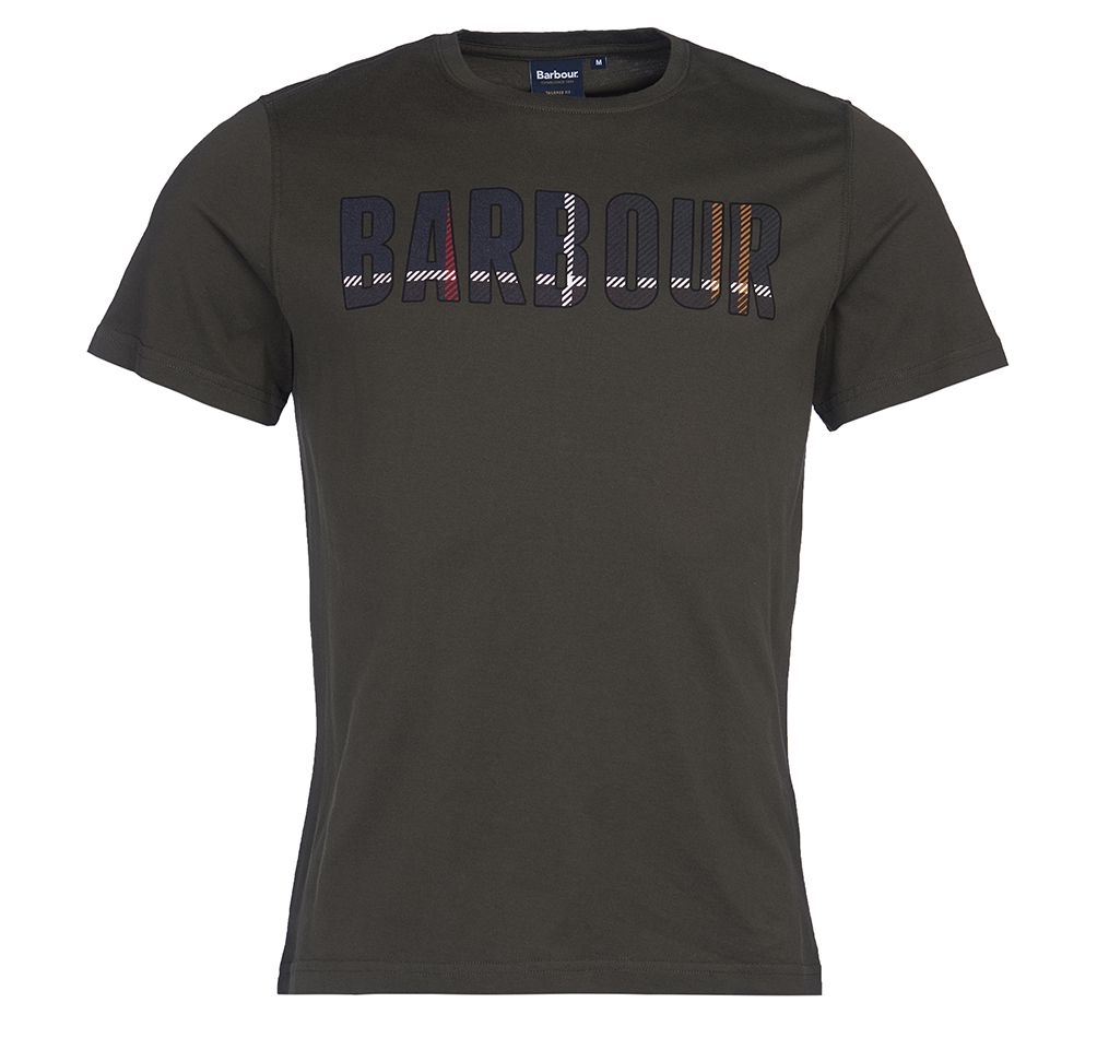 Barbour Wallace Tee Forest Green