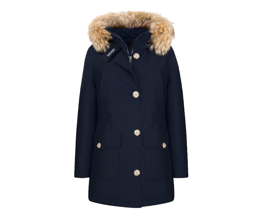 W´s Arctic Parka High Collar Melton Blue