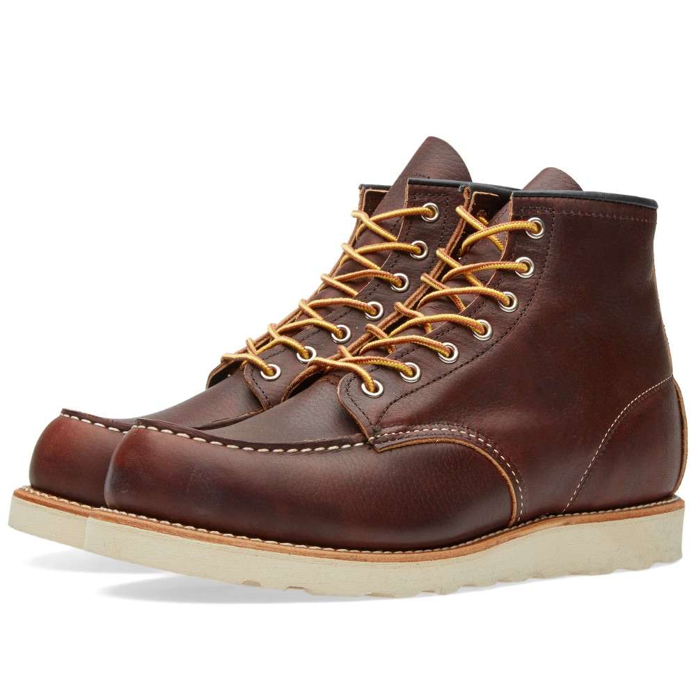 Red Wing Shoes 8138 Heritage Work 6" Moc Toe Boot Briar Oil Slick