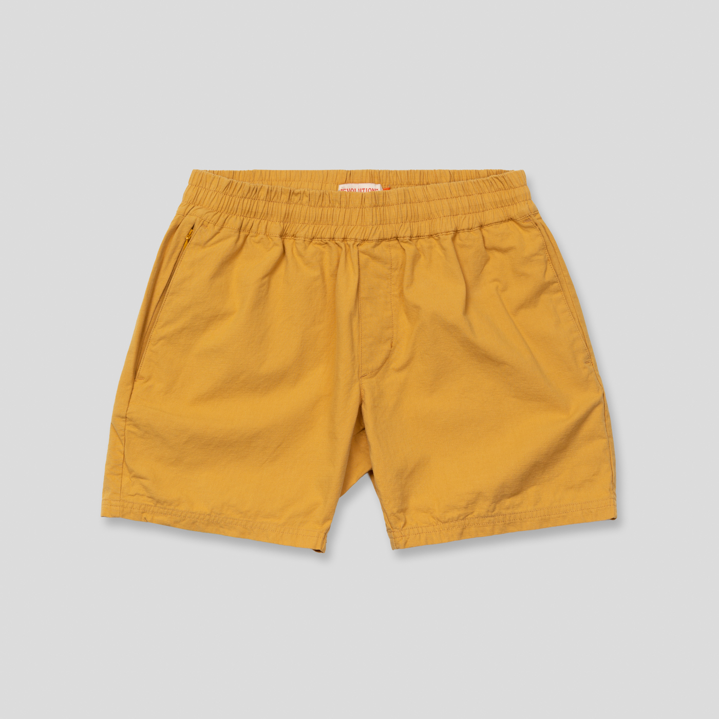 Yellow Ripstop Casual Shorts