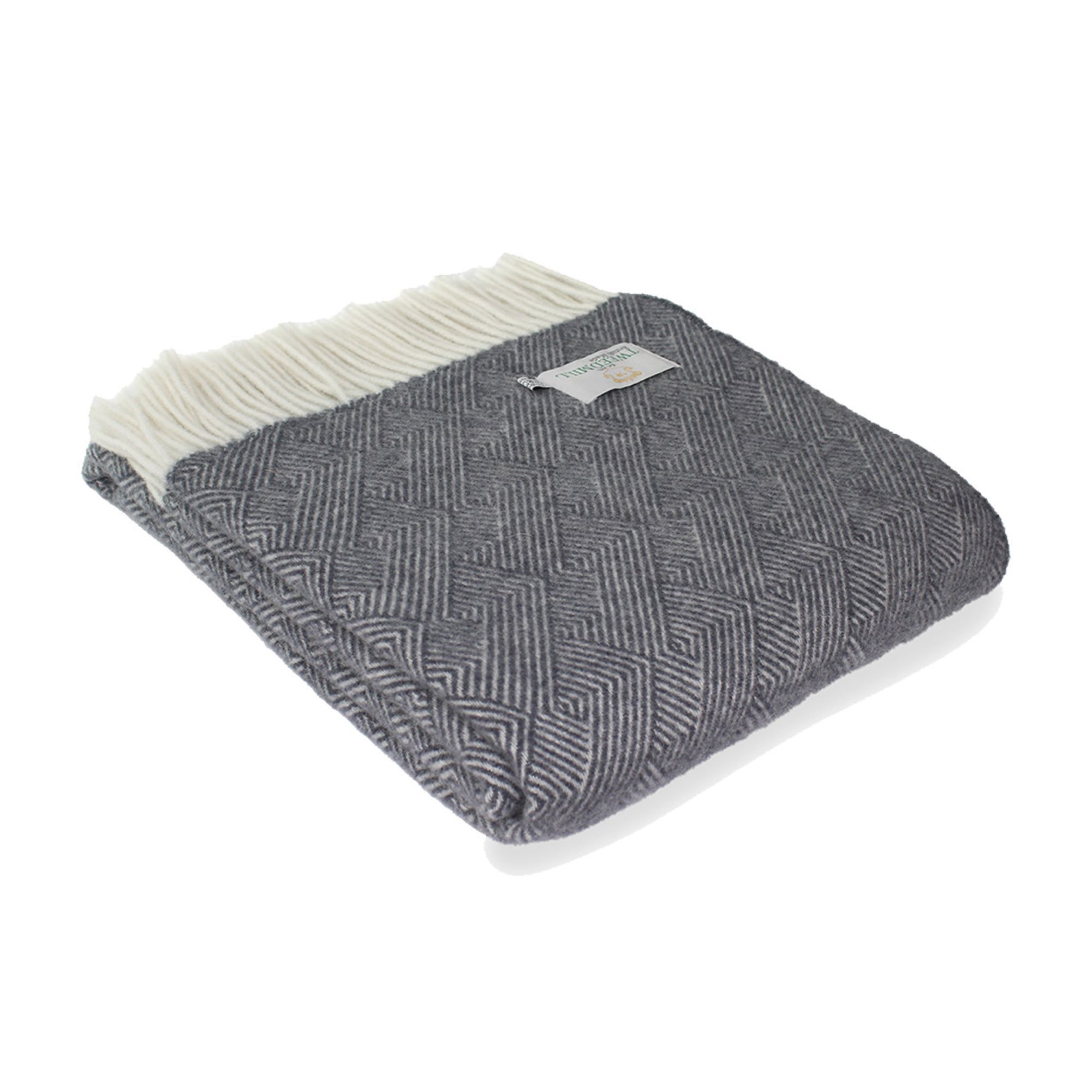 Tweedmill Orion Blue Pure New Wool Delamere Throw