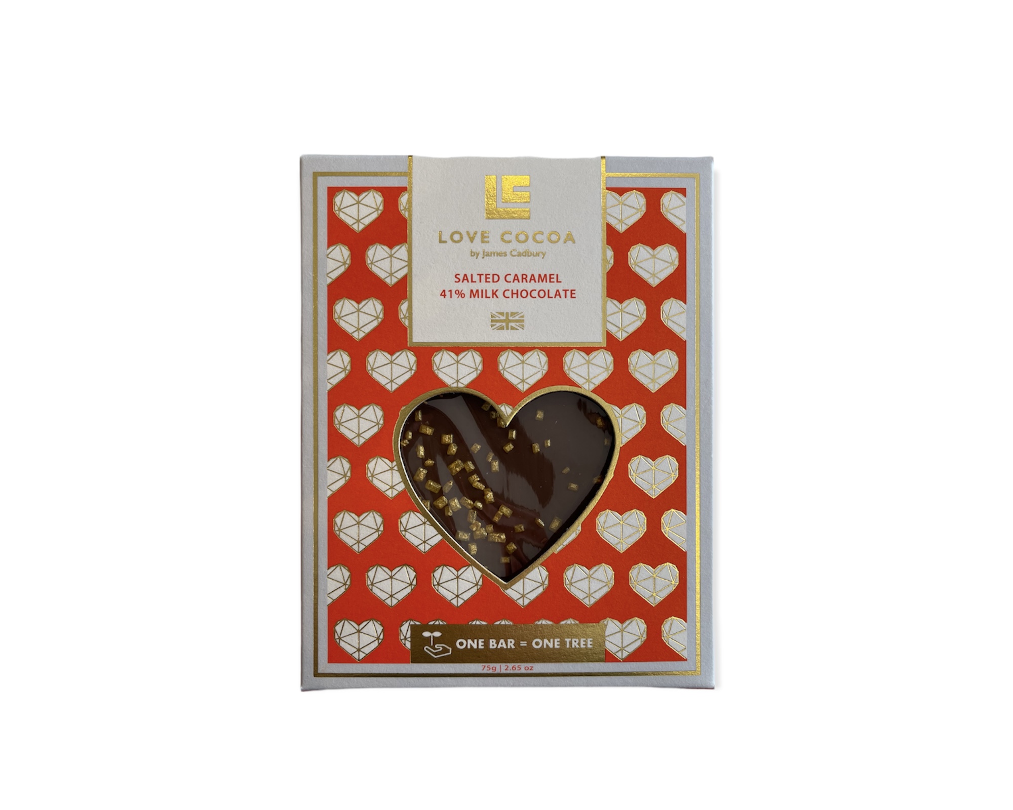 Love Cocoa by James Cadbury Love Salted Caramel Chocolate Bar