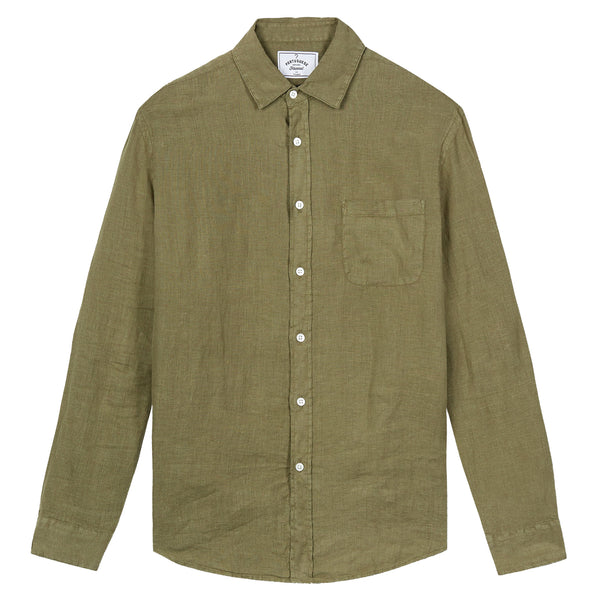 Linen Shirt Olive