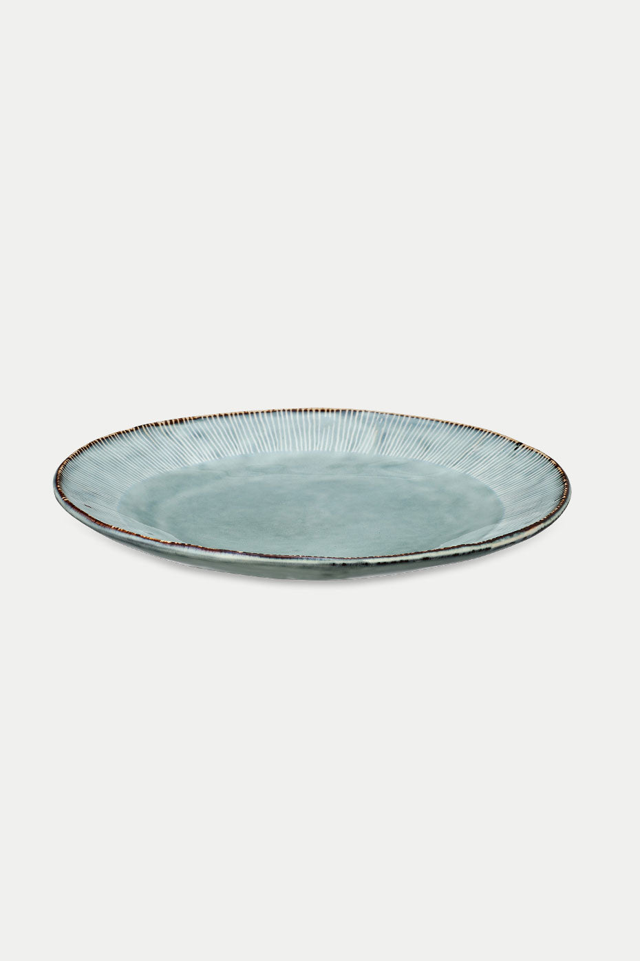 Dusty Blue Malia Dinner Plate - One Size