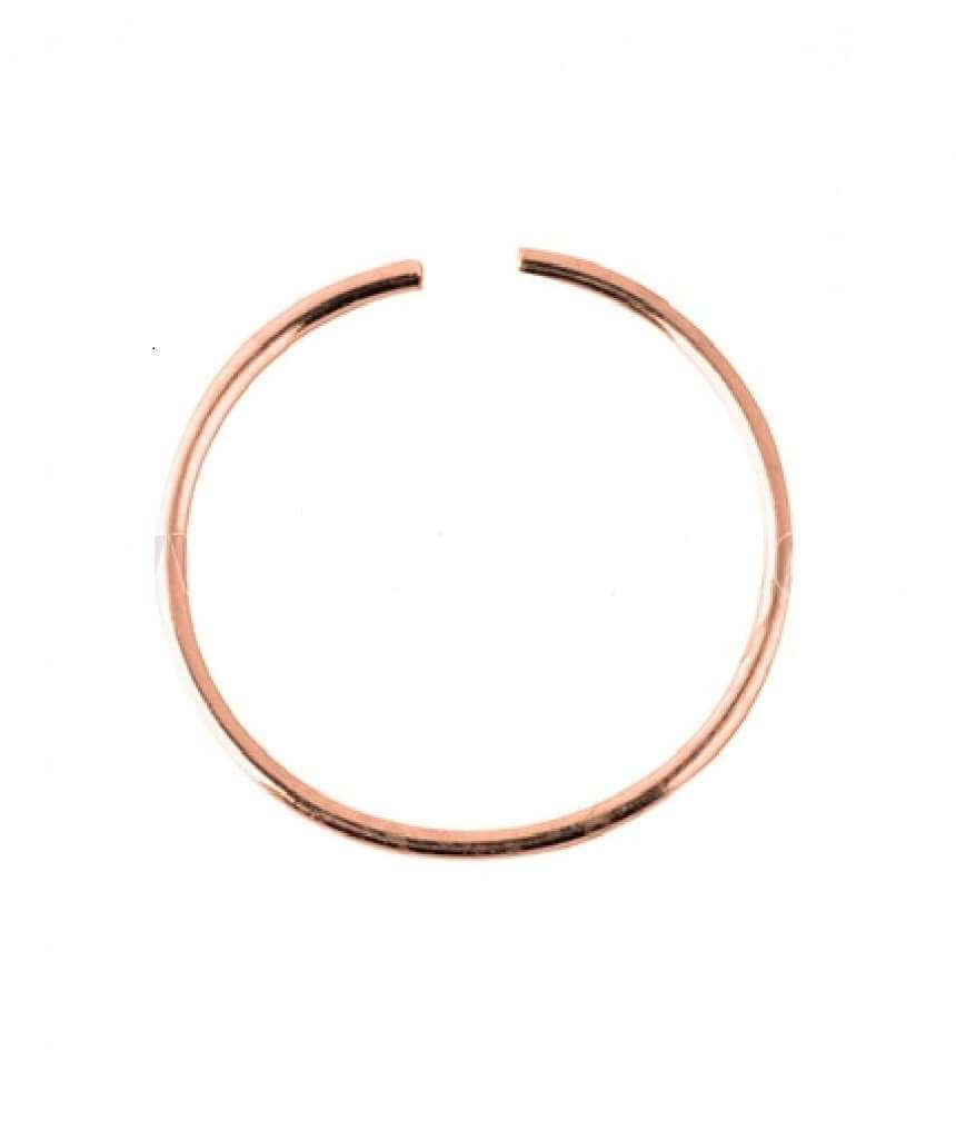 Urbiana Unisex Classic Rose Gold Nose Ring