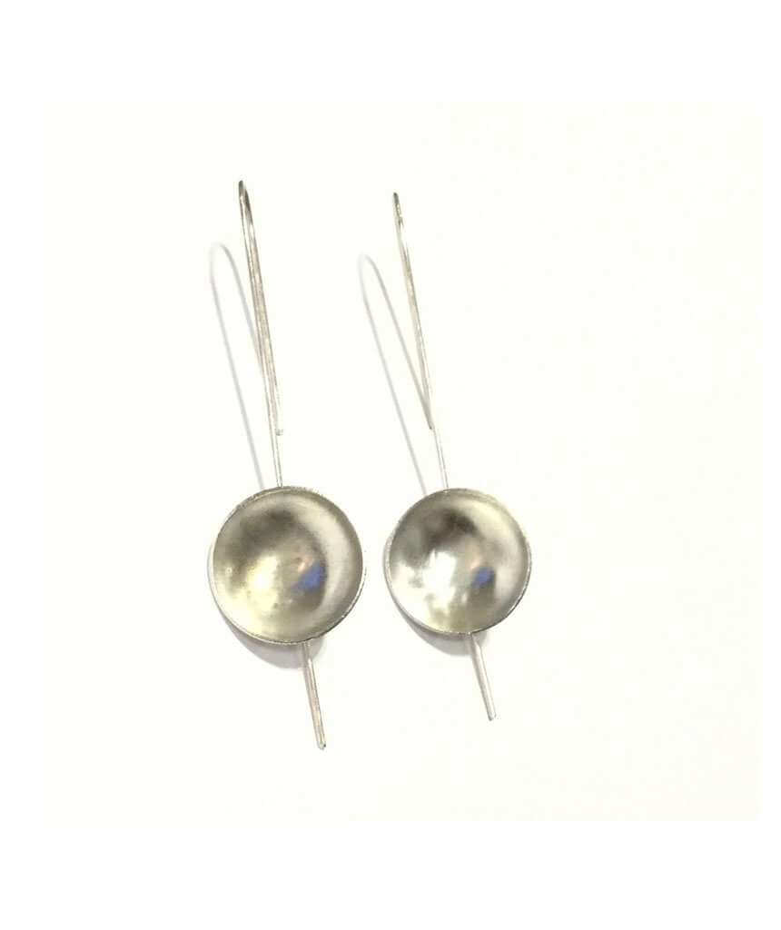 Long Circle Earrings