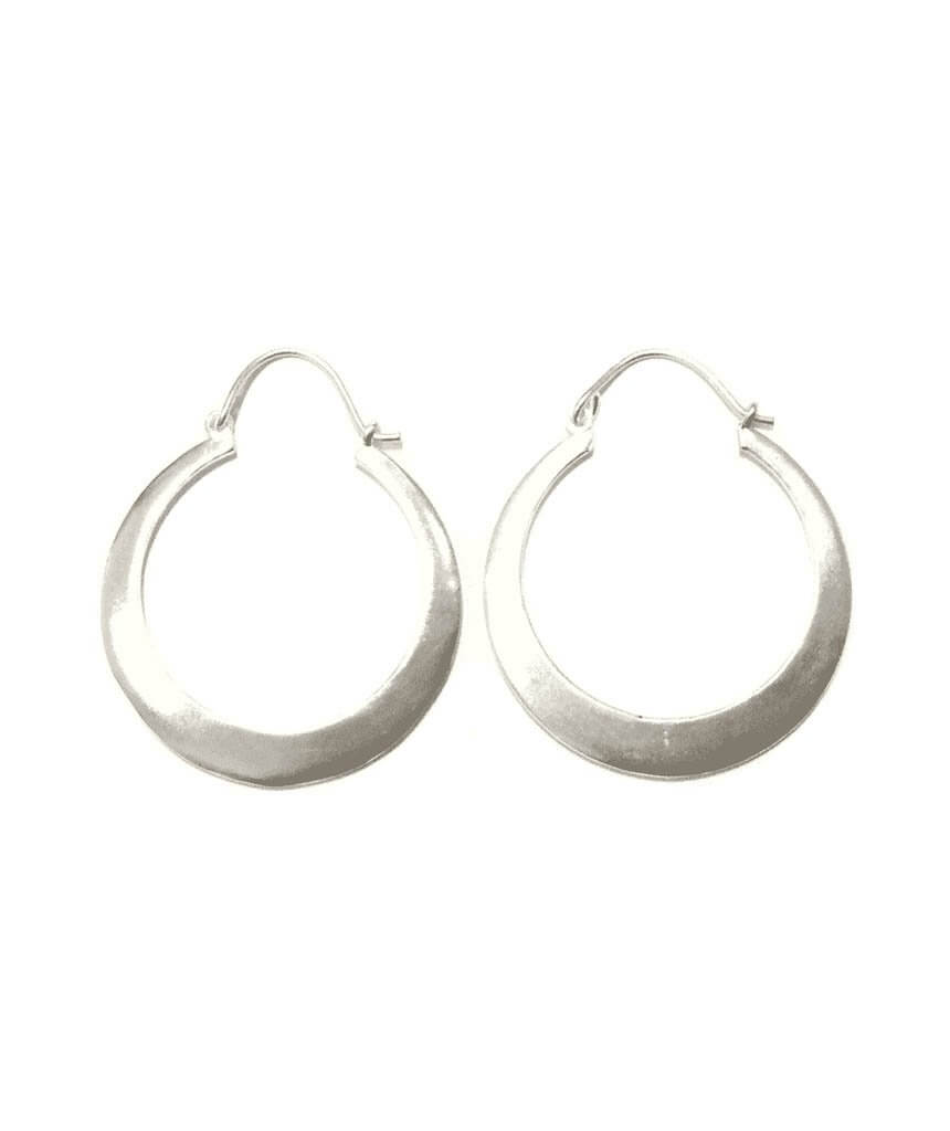 Flat Hoop Earrings