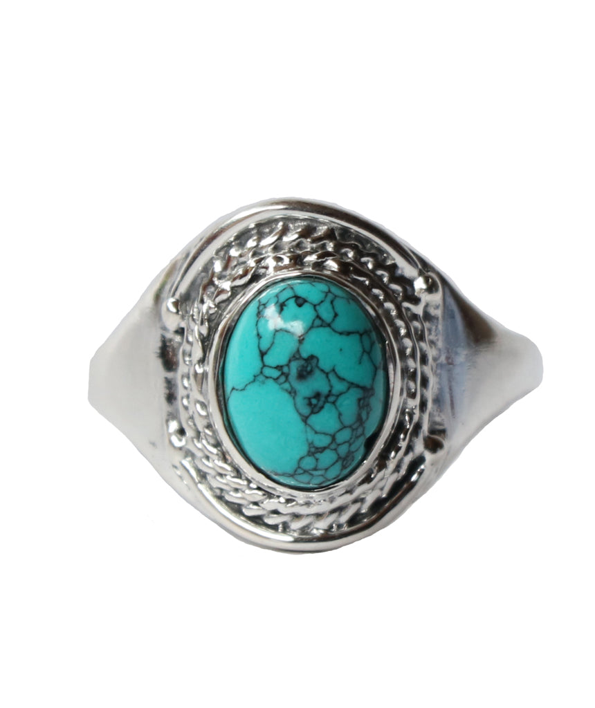 Sterling Silver Gemstone Ring