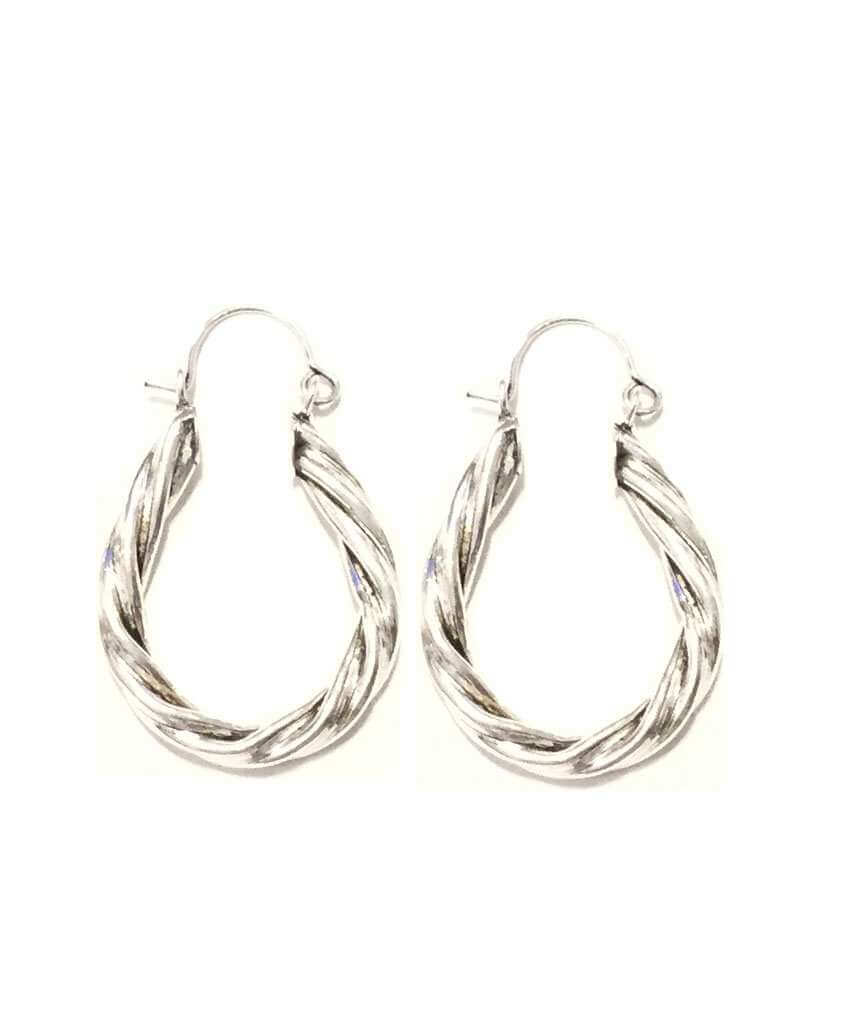 Curly Hoop Earrings