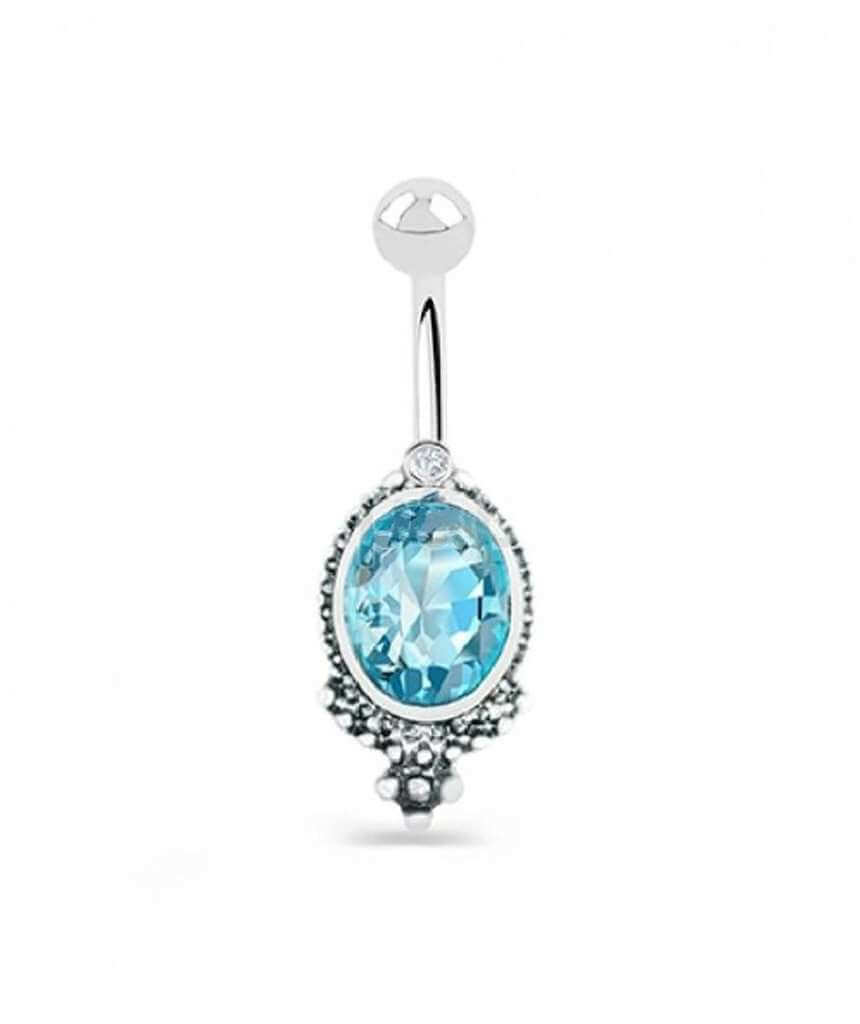 Urbiana Ethnic Surgical Steel Belly Ring