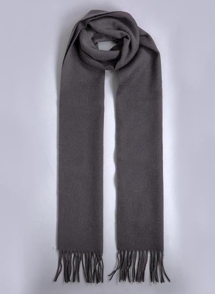 Dents  Charcoal Grey Lambswool Winter Scarf