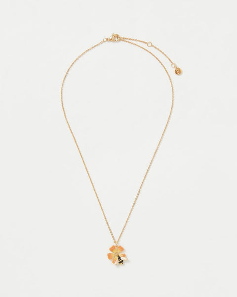 Fable  Fable Enamel Bloom & Bee Short Necklace