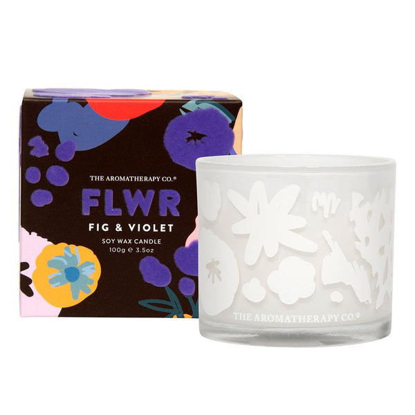 The Aromatherapy Co Fig & Violet Candle 100g