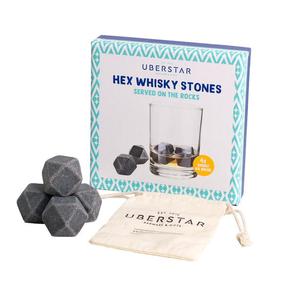 Hex Whisky Stones