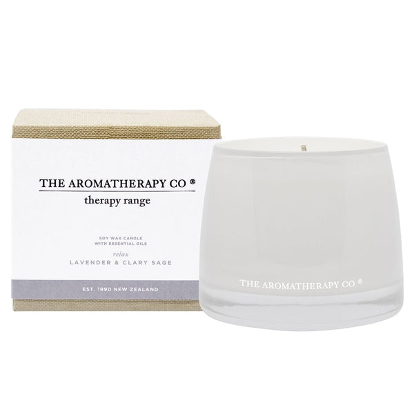 The Aromatherapy Co Relax Therapy Lavender & Clary Sage Candle