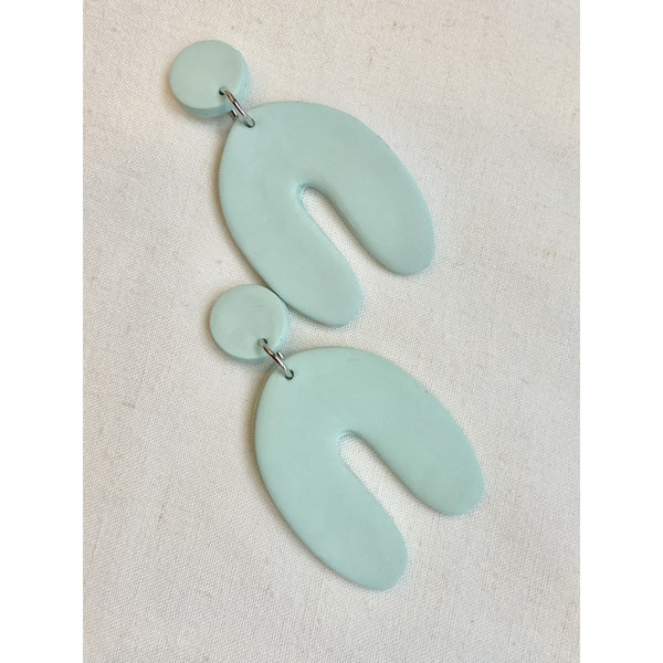 Turquoise Arch Earrings