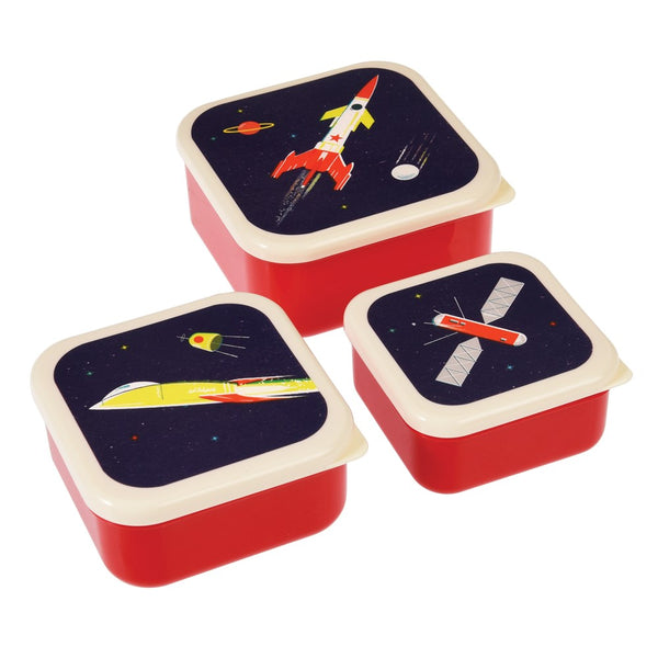 Rex London Space Age Snack Boxes Set Of 3