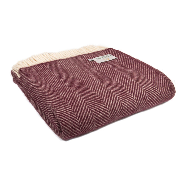 Fishbone Rosewood Throw