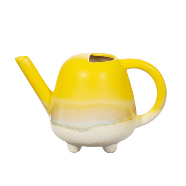 Mojave Glaze Watering Can Yellow